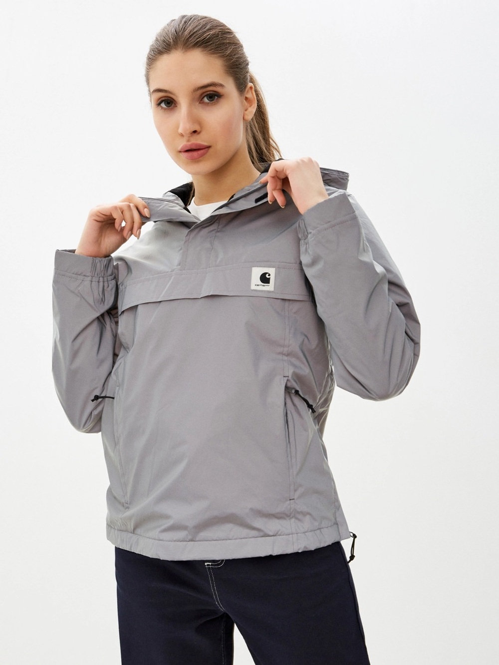 Carhartt WIP Nimbus Reflective Pullover Jacket — Size S